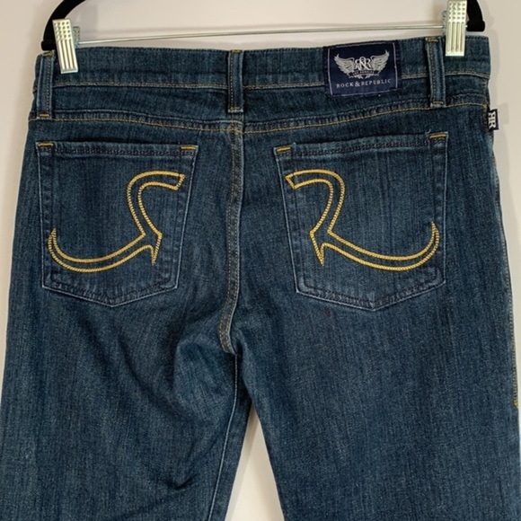 Rock & Republic Blue Straight Kasandra Jeans - Picture 8 of 11